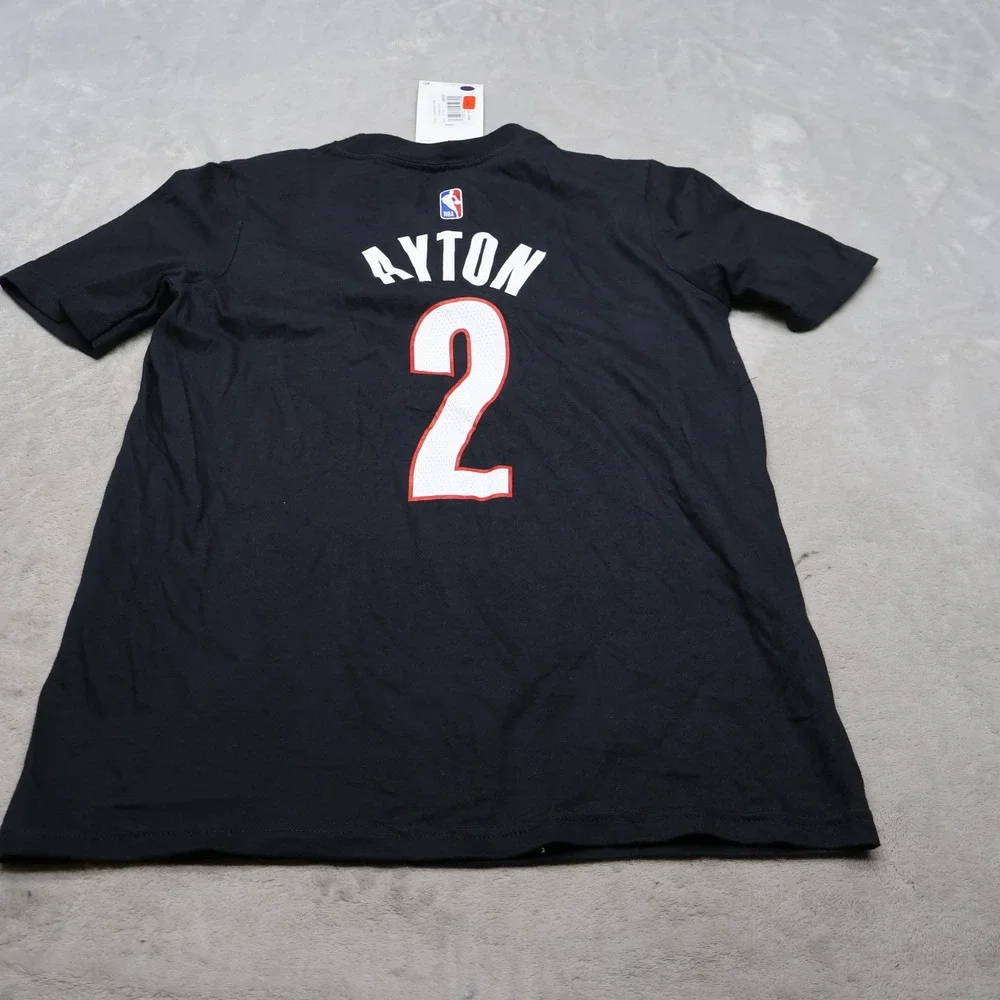 Portland Trail Blazer Youth Medium 10/12 Nike Black NBA Deandre Ayton #2 $20 NEW